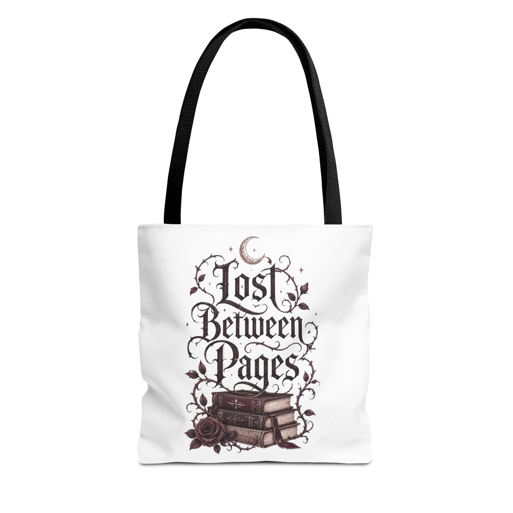 "Lost Between Pages" Book Lover Tote Bag