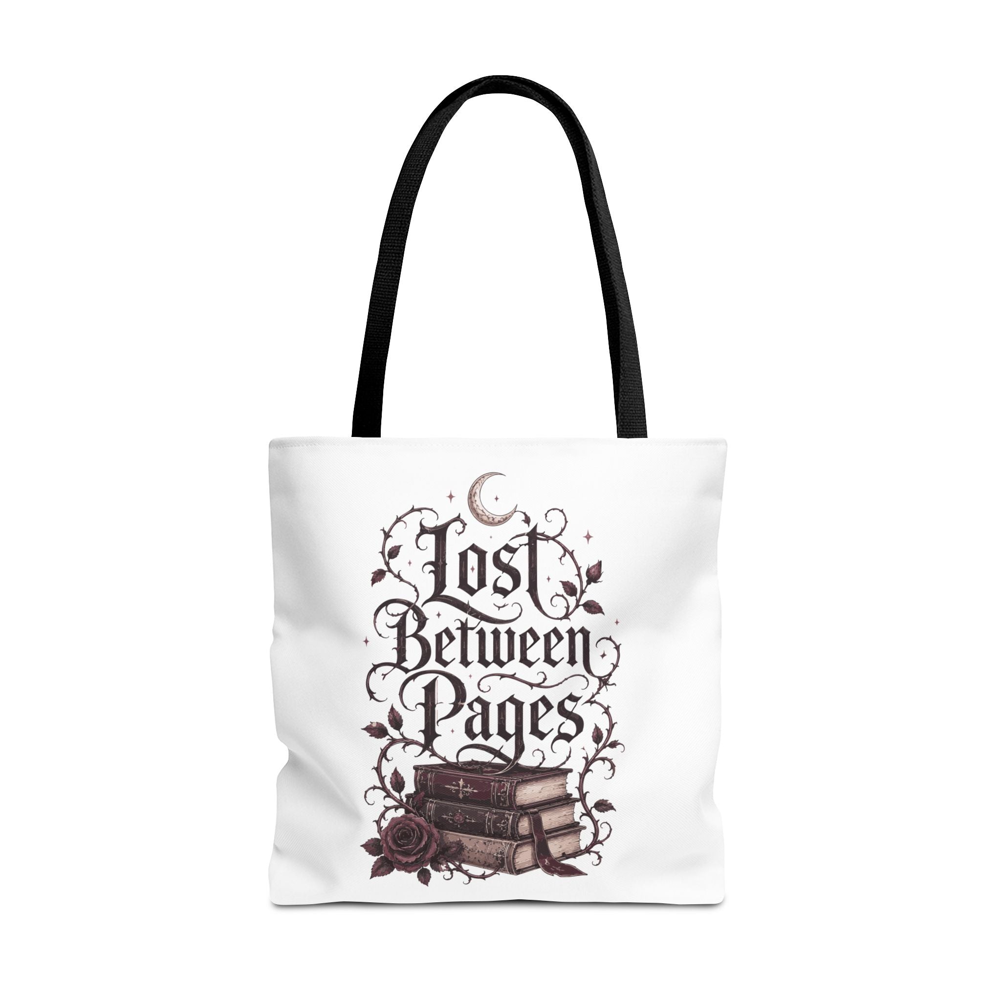 "Lost Between Pages" Book Lover Tote Bag