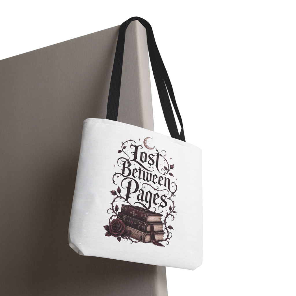 "Lost Between Pages" Book Lover Tote Bag