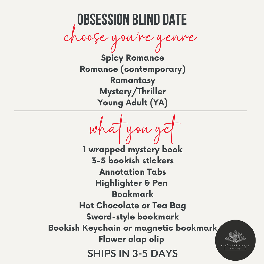 Obsession Blind Date with a Book