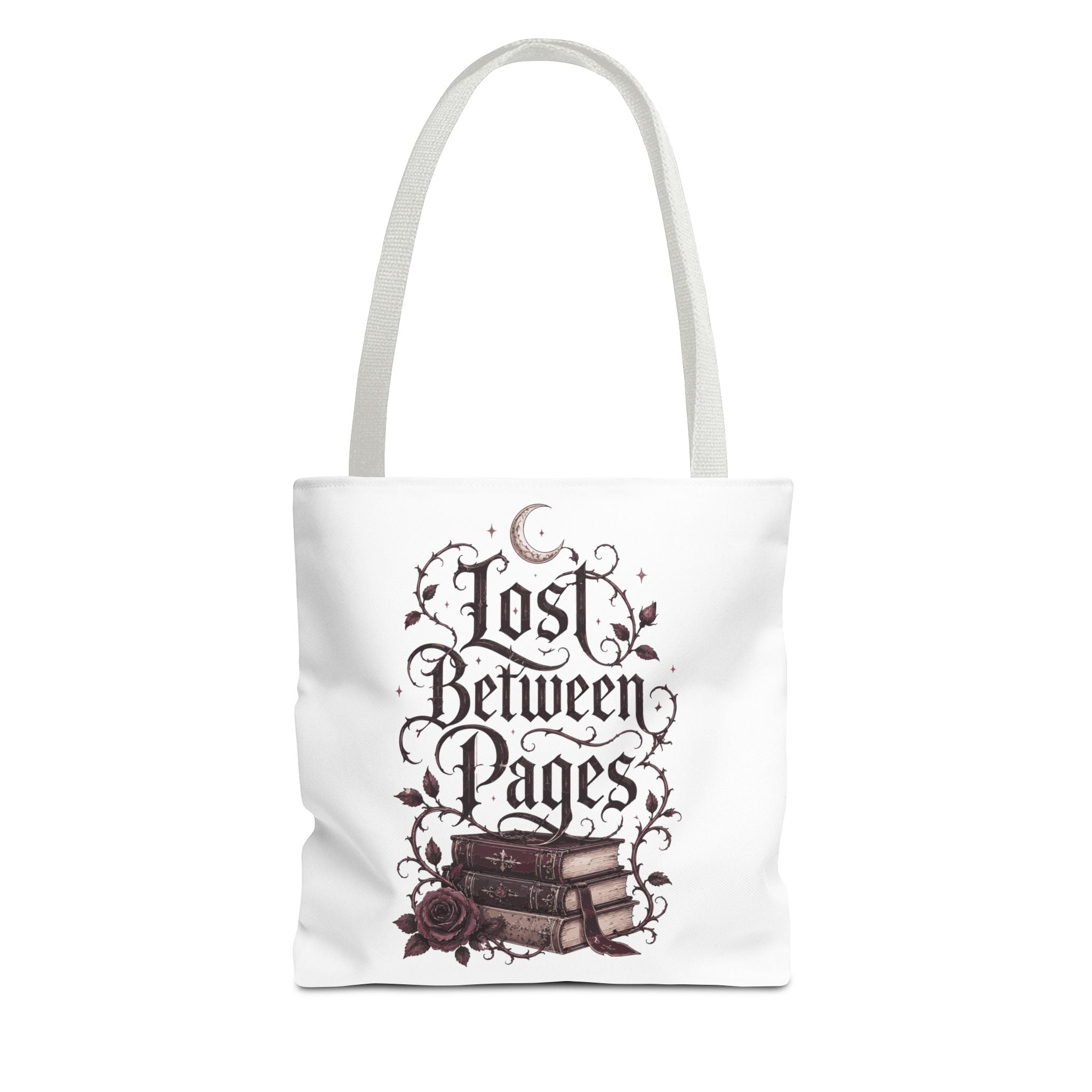 "Lost Between Pages" Book Lover Tote Bag