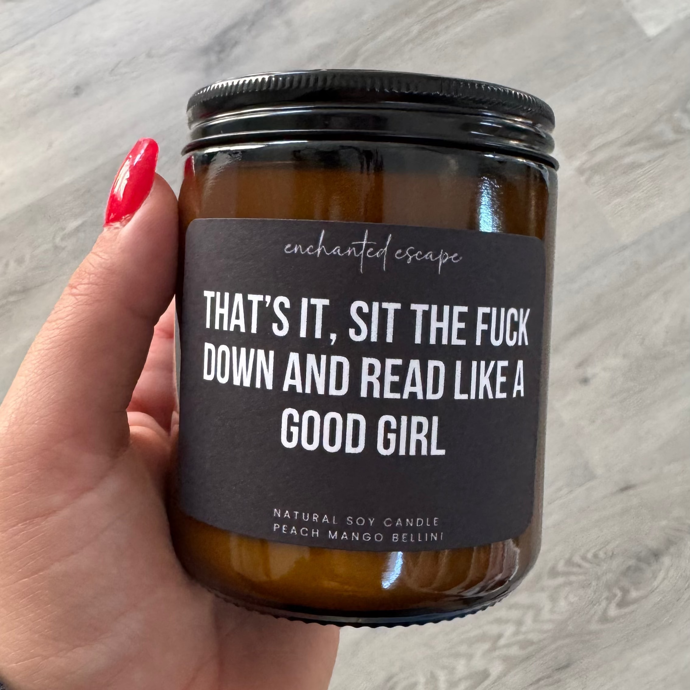 8 oz Bookish Soy Candle — Choose Your Scent