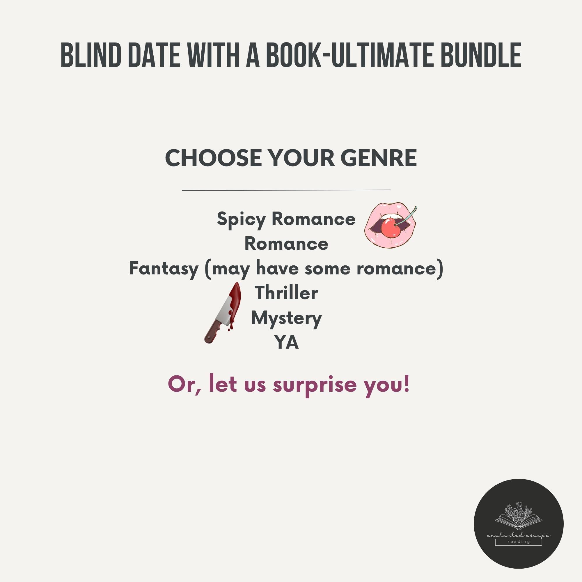 Personalized Blind Date with a Book, Romance Blind Date with A Book, Personalized Book Gift, Mystery Book, Book Lover Gift