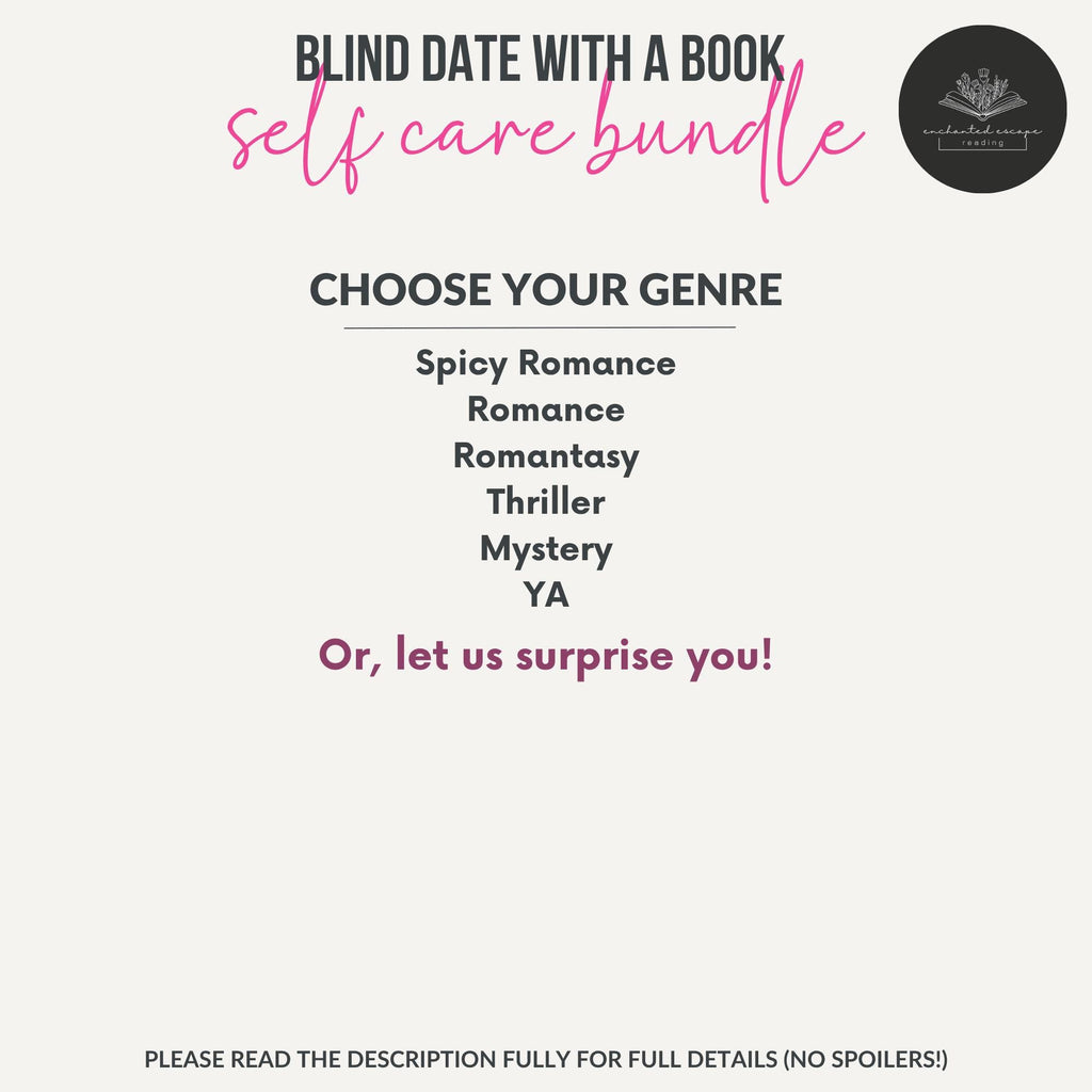 Self Care Blind Date With A Book, Gift for Book Lover, Bookish Gifts, Personalized Book, Spa Gift for Book Lover